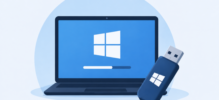 Как правильно подготовить загрузочную флешку с Windows для ноутбука