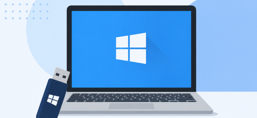 Как установить Windows 10 на новый ноутбук без операционной системы