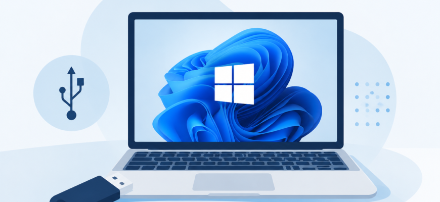 Как установить Windows 11 на ноутбук с флешки: пошаговая инструкция
